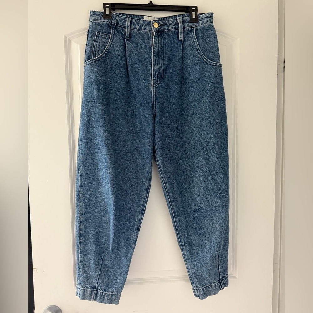 Frame Denim Blue High Rise Jeans good condition